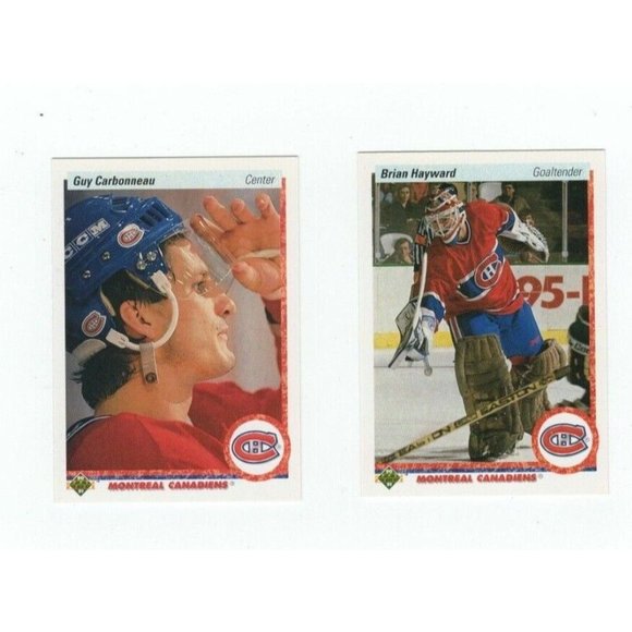 Vintage 1990 The Upper Deck NHLPA NHL Hockey Montreal Canadiens Trading Card - Picture 10 of 10